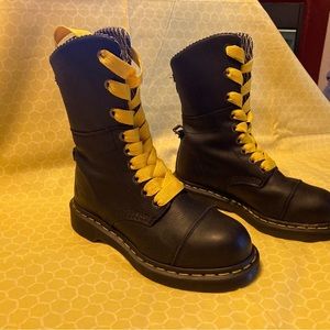 Dr. Martens steel toe boots